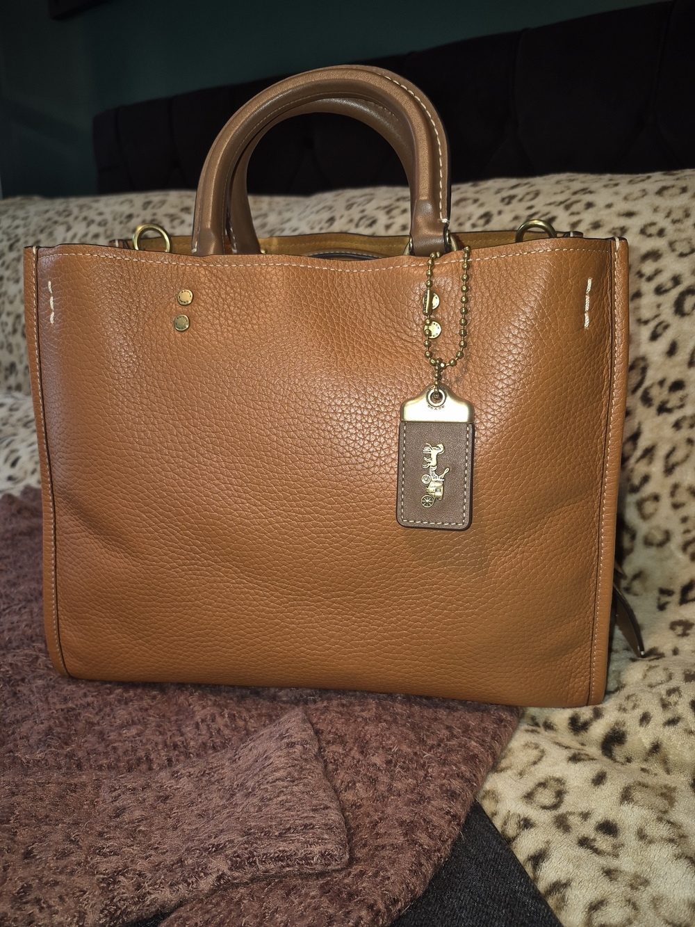 Coach RARE Colorblock Rogue 30! - Picture 14 of 16